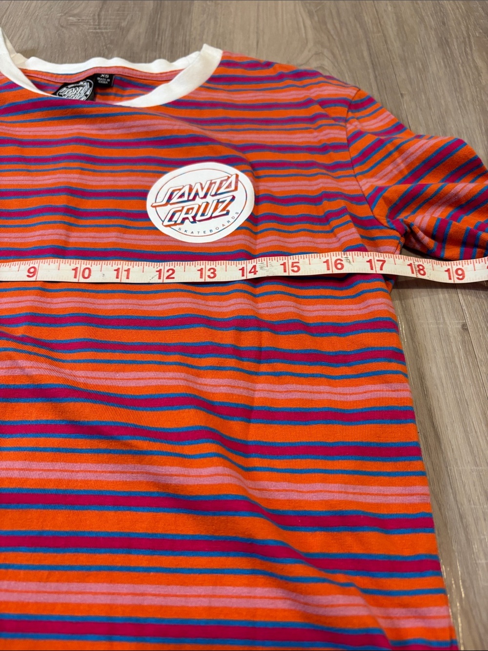 Santa Cruz Skateboards Stripe Ringed Dot Boyfriend Ringer Long sleeve tee - Picture 12 of 13